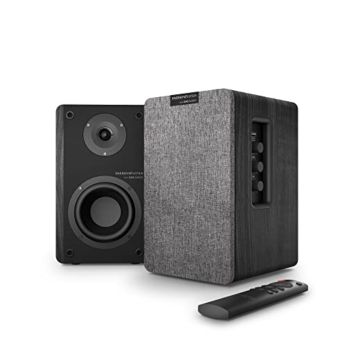 Energy Sistem Studio Monitor 4 Hi Fi Altoparlante Attivo 2.0, Bluetooth 5.0, 50 W, Subwoofer, Ingresso Ottico Toslink, Porta Hdmi Arc Ingresso Rca Dop