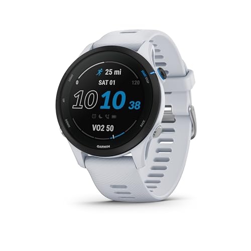 Garmin Forerunner 255 Music, Smartwatch, 46Mm, Gps Multi-Band, Cardio, Vo2Max, Running Power, Hrv Status, Piani Gratuiti 5K, 10K E 21K, Memoria Per Mu