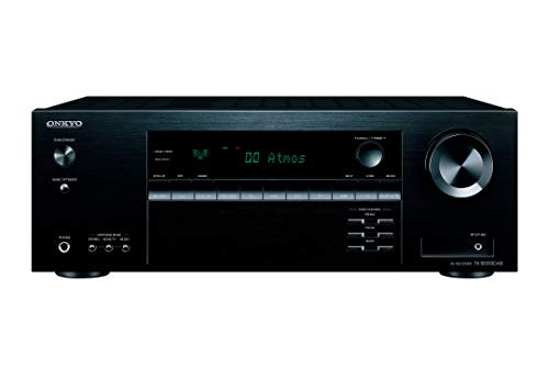 Onkyo Tx-Sr393Dab Ricevitore Av A 5.2 Canali (Bluetooth, Dts:X, Hi-Res, Dolby Atmos, Dab+), Nero