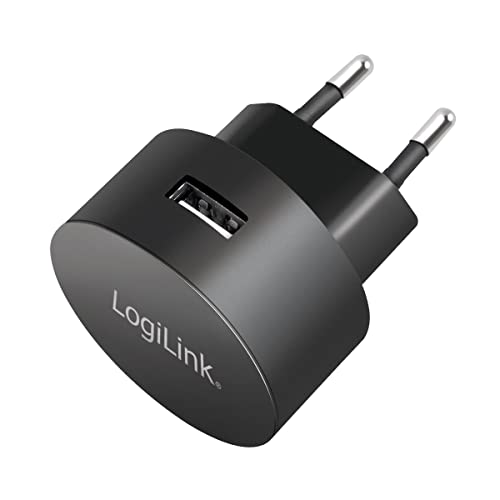 Logilink Adap Usb Wall Charger 1 Port Black