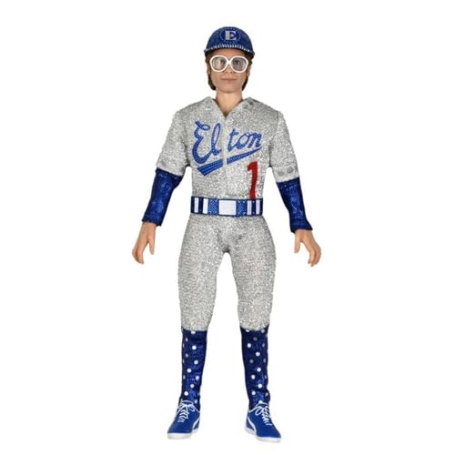 Neca Elton John Figurine Clothed Live In '75 Deluxe Set 20 Cm