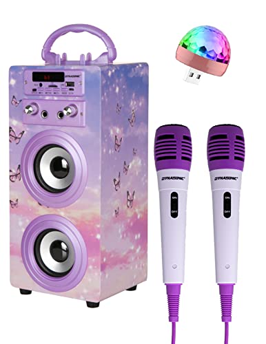 Dynasonic 3º Generazione Microfono Karaoke Bluetooth, Regalo Per Bambini, Giocattolo Per Ragazzi, Modello 025-18 Luz