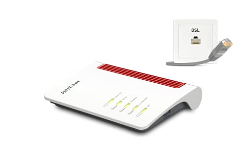 Avm Box 7530 Ax Edition International, Modem Router Wi-Fi 6 Dual Band Fino A 2.400 Mbit, S, Adsl, Vdls Fino A 300 Mbit, S, Mesh, Base Dect, Media Serv