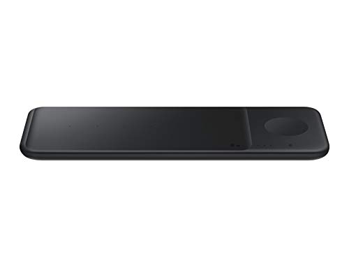Samsung Ep-P6300Tbegeu Trio Wireless Charger Pad, Nero, Compatibile Con Apple Iphone 8 Plus
