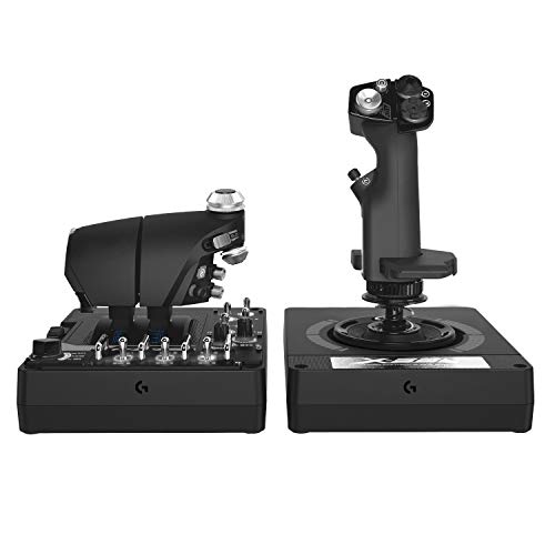 Logitech G X56 H.O.T.A.S Controller Acceleratore E Joystick Rgb X56 Hotas, 6 Dof Gradi Di Libertà, 4 Opzioni Tensionamento, +189 Controlli Programmab