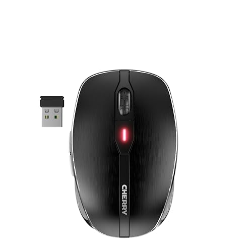Cherry Mw 8C Advanced, Mouse Wireless E Ricaricabile, Connessione Bluetooth® O Wireless, Crittografia Con Aes-128, Sensore Ad Alta Precisione Con Riso