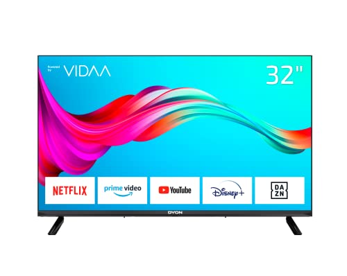 Dyon Smart 32 Vx Tv Da 80 Cm (32 Pollici), Smart Tv Hd, Triple Tuner Hd (Dvb-C/-S2/-T2-Hevc10), App Store, Prime Video, Netflix, Youtube, Dazn, Disney