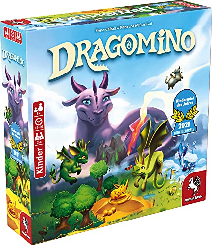 Pegasus Spiele Dragomino Kinderspiel 20 Min Jeu De Société Jeu De Rôles