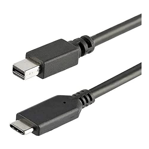 Startech.Com Cavo Usb-C A Mini Displayport Da 1 M - 4K 60Hz - Cavo Video/Adattatore Da Usb 3.1 Tipo C A Mdp - Nero (Cdp2Mdpmm1Mb)