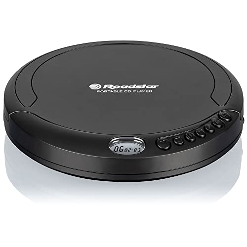 Roadstar Pcd-435Cd - Cd Player Portatile Con Lcd, Nero