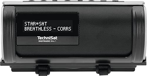 Technisat Digitradio Bike 1 - Radio Per Bicicletta Dab+ (Fm, Alloggiamento Idrorepellente Ip65, Display Oled, Streaming Audio Bluetooth, Staffa Per Ma