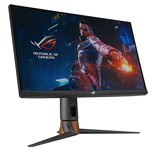 Asus Rog Swift 360 Hz Pg27Aqn Monitor Gaming 27” Per Esport Nvidia G-Sync, Qhd, Nvidia Reflex Analyzer, Ips Ultraveloce, Doppia Modalità Esport, 1 Ms