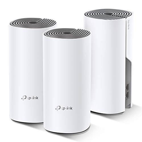 Tp-Link Deco E4 Wifi Mesh, Dual Band Ac1200, 2 Porte Ethernet 100Mbps, Modalità Router E Access Point, Parental Control, 3 Pezzi Con Copertura Fino A