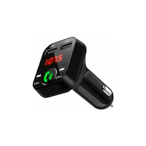 Nk Trasmettitore Fm Bluetooth - 12/24W, Vivavoce, Per Auto E Camion, Lettore Musicale Bluetooth V5.0 + Edr, Adattatore Radio Con Ricevitore Fm, Doppia