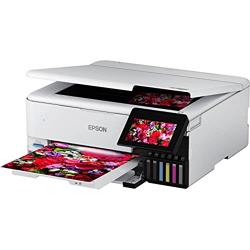 Epson Ecotank Et-8500 Stampante Multifunzione(Copia, Scansiona, Stampa) In Formato A4, 6 Colori, Stampa Fotografica Duplex, Gestione Dei Supporti A 5