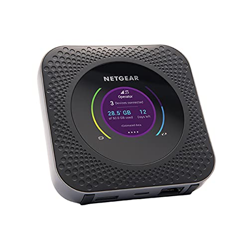 Netgear Nighthawk Router 4G (Mr1100) Wifi Con Sim | Modem, Portatile Per 20 Dispositivi | Velocità Download Fino A 1Gbps