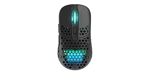 Xtrfy M42 - Mouse Da Gaming Wireless - Superleggero E Progettato Per E-Sport - Trasmissione Di 2,4 Ghz E Illuminazione Rgb - Struttura Modificabile Co