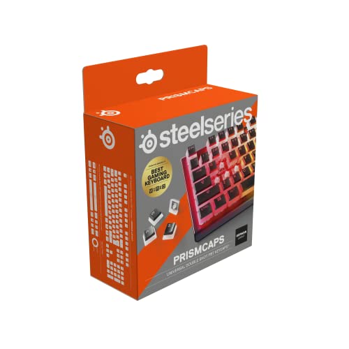 Steelseries Prismcaps - Touches Double Shot Style Pudding - Thermoplastique Pbt Durable - Compatible Avec La Plupart Des Claviers Mécaniques - Support