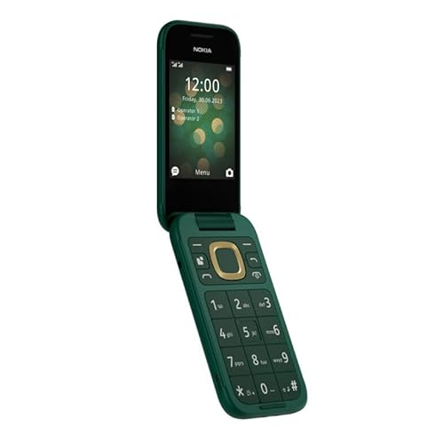Nokia 2660 - Telefono Cellulare 4G Dual Sim, Display 2.8", Tasti Grandi, Tasto Sos, Fotocamera, Bluetooth, Radio Fm Wireless E Lettore Mp3, Ampia Batt