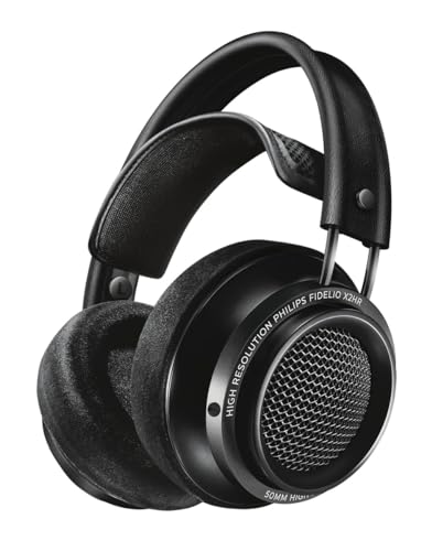 Philips Audio Fidelio X2Hr/00 Cuffie Sovraurali, Cuffie Hi Res Audio Ad Ottima Risoluzione, Driver Al Neodimio Da 50 Mm, Cancellazione Del Rumore, Cus