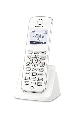 Avm Fritz! Fon M2, Telefono Cordless, Invio E Ricezione Mail, Podcast, Webradio, Babyphone, Compatibile Con Fritz!Box Con Base Dect, Bianco E Nero