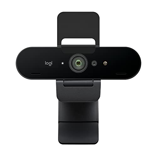 Logitech Brio Stream Webcam - Videochiamate Ultra 4K Hd, Microfono Con Cancellazione Rumore, Autocorrezione Luce Hd, Streaming, Compatibile Con Micros