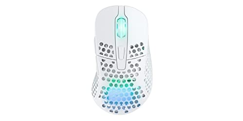 Xtrfy M4 - Mouse Da Gaming Wireless - Superleggero E Progettato Per E-Sport - Trasmissione Di 2,4 Ghz E Illuminazione Rgb - Design Regolabile Ed Ergon