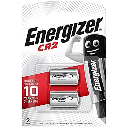 Energizer Pilas Litio Cr2 Batterie Al Litio, Confezione Da 2, Argento
