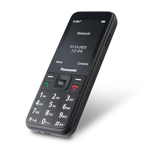 Panasonic Kx-Tf200 Telefono Cellulare, Dual-Band Gsm 900/1800 Mhz, Lcd Tft 2,4" A Colori, Fotocamera Da 0,3Mp, Compatibile Con Apparecchi Acustici, Si