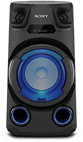 Sony Mhc-V13 - Altoparlante Bluetooth All In One Con Jet Bass Booster, Effetti Luminosi, Lettore Cd, Usb, Nero