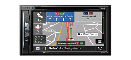 Pioneer Avic-Z730 Dab-C Sistema Navi Per Camper. Wi-Fi, Dvd, 2 Usb, Bluetooth, Wireless Mirroring, Carplay, Dab, Schermo Multi-Touch Wvga 6,2"