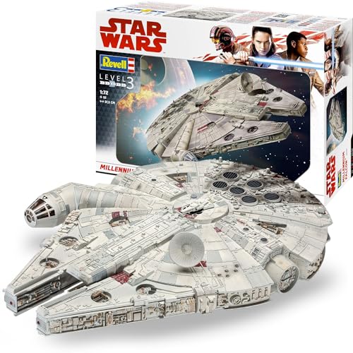 Revell- Star Wars Millennium Falcon Han Solo Kit Di Montaggio, Multicolore, 1:72 Scale, Rev06718