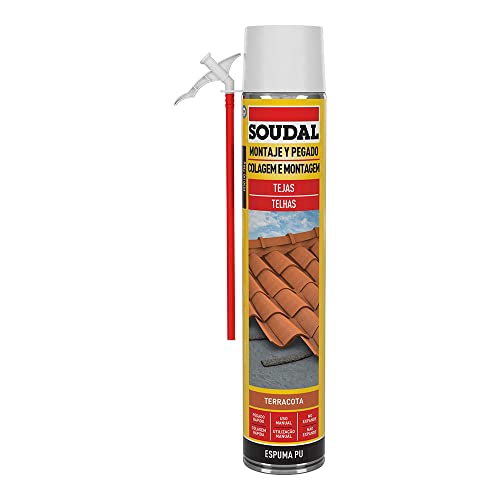 Soudal-Schiuma Tegole Manuale Rosso 750 Ml