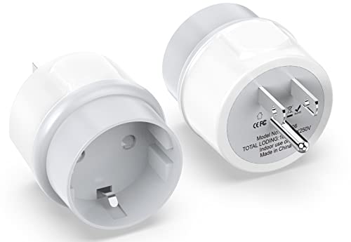2X Adattatore Presa Americana/Usa, Adattatore Spina Americana/Usa, Adattatore Da Viaggio Usa Da Eu 2 Pin A Usa 3 Pin, Adattatore Per Messico Canada Ta