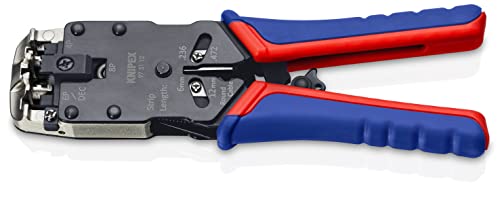 Knipex Pinza Per Connettori Modulari Tipo "Western" Brunita, Rivestiti In Materiale Bicomponente 200 Mm 97 51 12