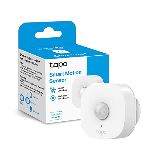 Tp-Link Tapo,Sensore Di Movimento Intelligente, Controllo Flessibile Della Sensibilità, Montaggio Magnetico, Batteria Inclusa, Facile Installazione, H