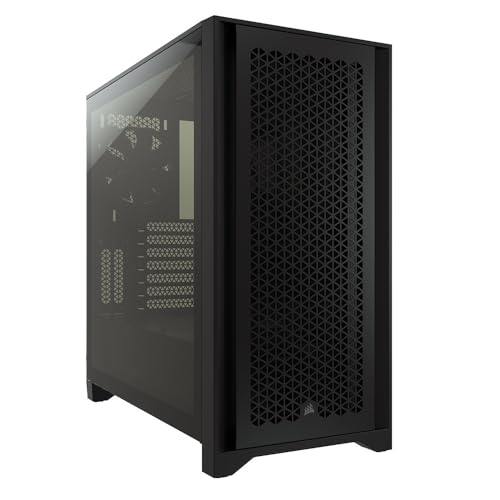 Corsair 4000D Airflow Case Atx Mid-Tower Con Vetro Temperato, Pannello Anteriore A Flusso D'Aria Elevato, Laterale , Ampio Spazio Interno, Due 120 Mm 