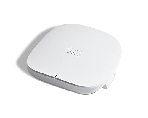Cisco Business 150Ax Wi-Fi 6 2X2 Access Point Con Porta Da 1 Gbe - Montaggio A Soffitto, Iniettore Poe Incluso, Protezione Hardware 3 Anni (Cbw150Ax-E