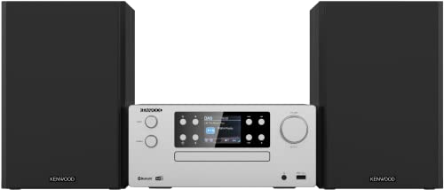 Kenwood, Sistema Micro Hifi Stereo M-925Dab, Con Sintonizzatore Radio Dab+, Fm, Lettore Cd E Presa Usb, Display A Colori 2,4", Ingresso Aux Per Sorgen