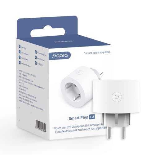 Aqara Presa Intelligente, Richiede Un Hub Aqara, Zigbee 3.0, Con Programmazione, Modalità Timer E Controllo Vocale, Monitoraggio Energetico, Funziona