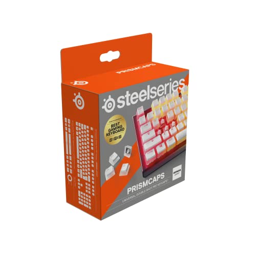 Steelseries Prismcaps - Touches Double Shot Style Pudding - Thermoplastique Pbt Durable - Compatible Avec La Plupart Des Claviers Mécaniques - Support