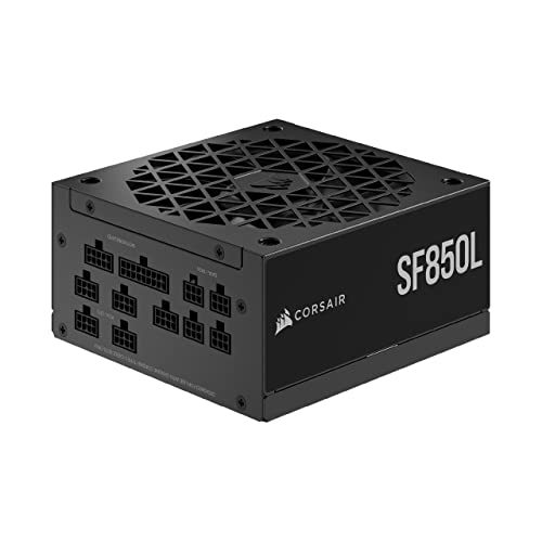 Corsair Sf850L Alimentatore Sfx Completamente Modulare A Basso Rumore - Compatibile Con Atx 3.0 E Pcie 5.0 - Ventola Pwm Silenziosa Da 120 Mm - Effici