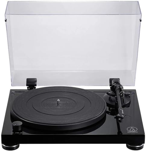 Audio-Technica Lpw50Pb Giradischi Ad Azionamento A Cinghia Completamente Manuale Nero Pianoforte