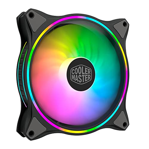 Cooler Master Masterfan Mf140 Halo Argb - Rgb Indirizzabili A Doppio Anello, Case Ed Eliche Dal Design Ibrido Con Protezione Sensore Inceppo E Telaio