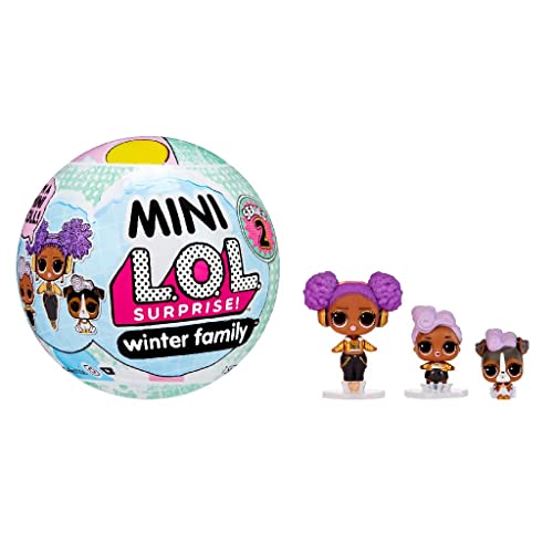 Lol Surprise Omg Mini Family Collection -Asortimento Casuale - Bambola Alla Moda In Miniatura Con Lil Sis, Animale Domestico E Moda - Playset Riutiliz