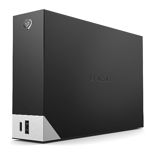 Seagate One Touch Hub, 10Tb, Unità Disco Esterna Per Desktop, Usb-C, Usb 3.0, Per Pc Desktop, Pc Portatili E Mac, Piano Adobe Creative Cloud Di 4 Mesi