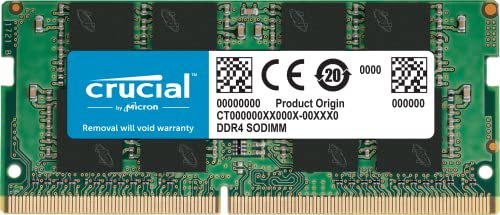 Crucial Ram 16Gb Ddr4 3200Mhz Cl22 (O 2933Mhz O 2666Mhz) Memoria Laptop Ct16G4Sfra32A