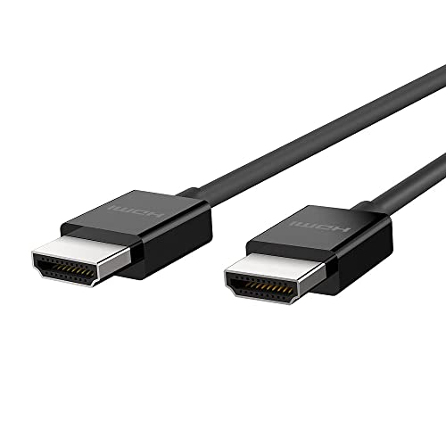 Belkin Cavo Hdmi 2.1 Premium Ad Alta Velocità Ultra, 4K/Dolby Vision Hdr, Visione Ottimale Per Apple Tv, 2 M, Nero