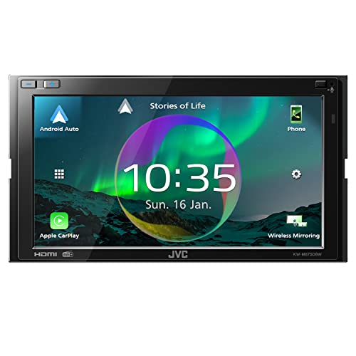 Autoradio Digitale Da 6,8" Con Wi-Fi, Dab Tuner & Bluetooth, Jvc Kw-M875Dbw