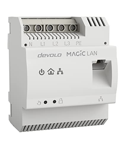 Devolo Magic 2 Lan Dinrail: Adattatore Guida Din Powerline Per Distribuire Internet In Casa Su Linea Elettrica, Adsl Da Quadro Elettrico, Tecn. G.Hn